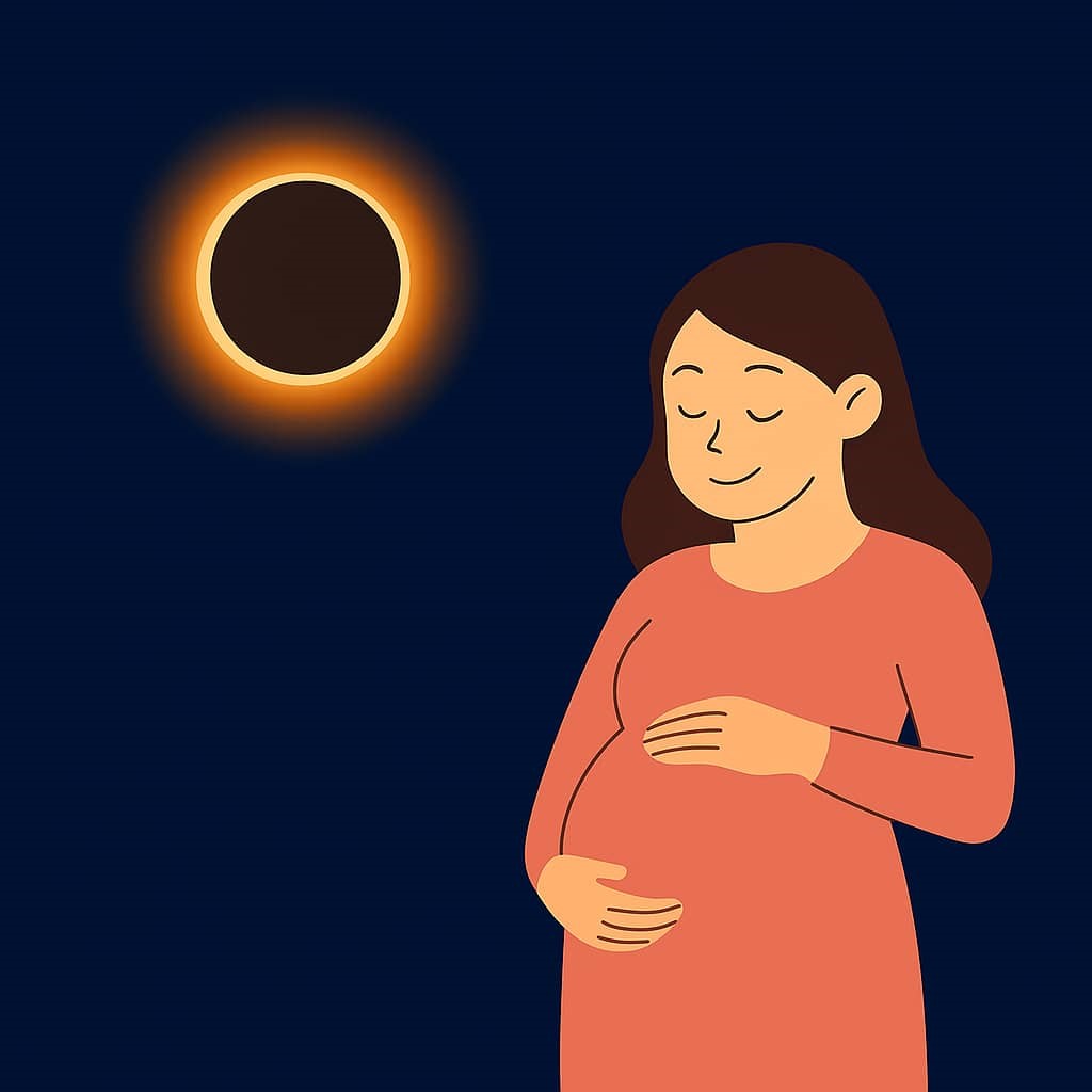 تاثیر ماه گرفتگی بر مادر باردار